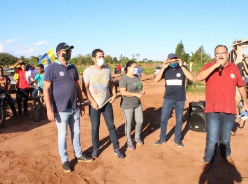 Aldeia Limão Verde recebeu caravana de Dr. Bandeira e Rodrigo