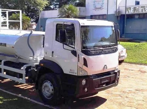 A pedido de Ney Portela, Itaquiraí conquista caminhão pipa para combater incêndios