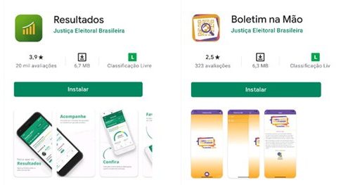 Aplicativos do TSE permitem acompanhar os resultados das Eleições 2020