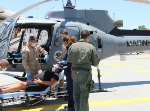 Grávida é socorrida de helicóptero em fazenda de Mato Grosso do Sul