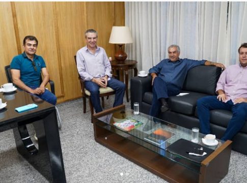 Governador Reinaldo Visita presidente da Assembléia Legislativa