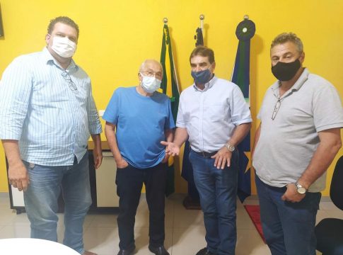 PRESIDENTE DO CONSÓRCIO “CONISUL” É RECEBIDO PELO PREFEITO DR. LÍDIO