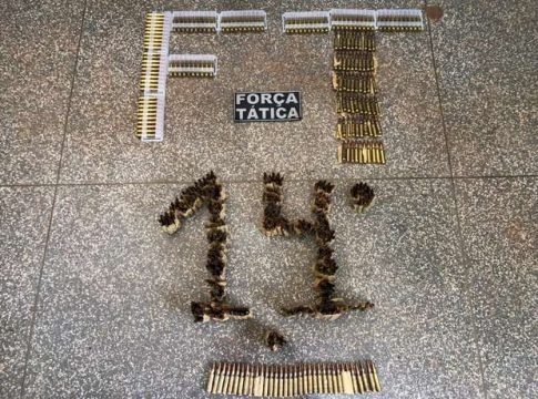 Operação na fronteira prende dupla que levaria 500 munições de fuzis para o RJ