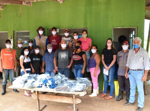 COOPERATIVA DE RECICLAGEM RECEBE EPI’s EM IGUATEMI