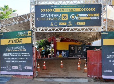 Drive-thru para testes de Covid-19 encerra a partir de segunda-feira em Campo Grande