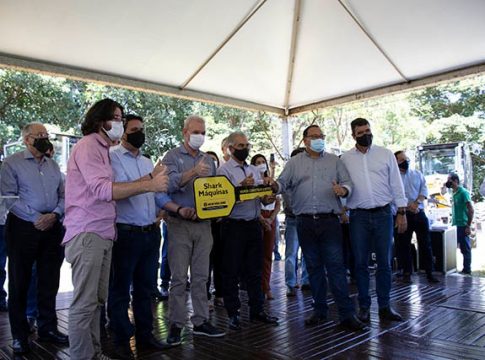 Dr. Bandeira conquista mais uma patrola para Amambai durante agenda em Campo Grande