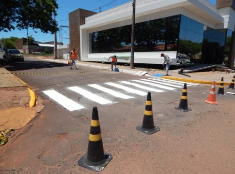 Mais uma quadra da Rua Filinto Muller será de via única no Centro de Mundo Novo