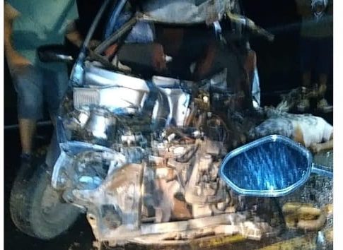 Acidente entre carro e ônibus mata uma pessoa em curva perigosa da MS-080