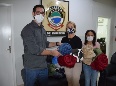 Assistência social do Iguatemi realizou entrega de cobertores para detentos
