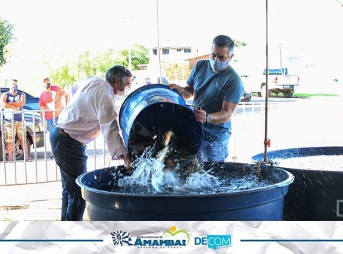 Durante transmissão ao vivo, Dr. Bandeira dá início à 18ª edição da Feira do Peixe Vivo