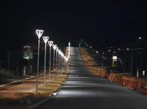 Obra do Governo do MS já “enfeita” entrada de Iguatemi