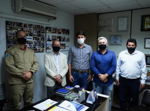 Prefeito Thalles e vereadores buscam viabilidade para implantação de uma unidade do Corpo de Bombeiros em Itaquiraí