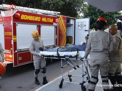 Medo? Rapaz leva facada e esconde informações da polícia