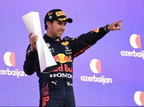 Max Verstappen bate, Hamilton erra e Sergio Perez vence o GP do Azerbaijão