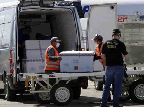 MS recebe nesta semana novo lote com 105.090 doses de vacinas contra covid