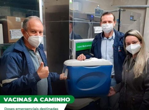 Guaíra e outras três cidades de fronteira recebem 45 mil doses de vacinas