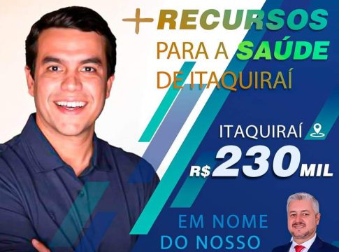 Parceria entre Jeffinho, Thalles e deputado Beto garante R$ 230 mil para Saúde de Itaquiraí
