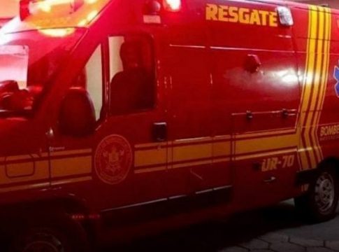 Motorista bêbado invade contramão, mãe e criança de 4 anos são socorridas pelos bombeiros