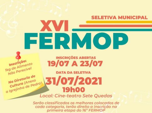 Inscrições abertas para o XVI Fermop