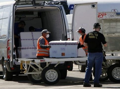 Mato Grosso do Sul recebe 58.580 doses de vacina contra a Covid-19 nesta segunda-feira