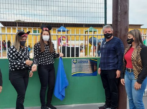 Prefeitura de Japorã entrega parque infantil pedagógico