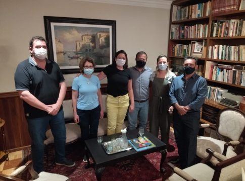 Dr. Genésio participa de reunião com demais vereadores e o deputado Amarildo Cruz