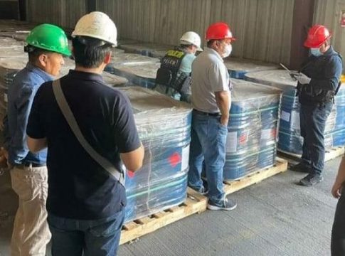 PF e Receita flagram 33 mil litros de produto para refinar cocaína na fronteira de MS