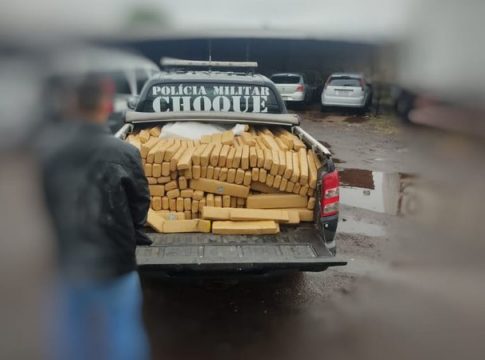 Devendo para o PCC, preso com maconha avaliada em R$ 730 mil tentava quitar dívida