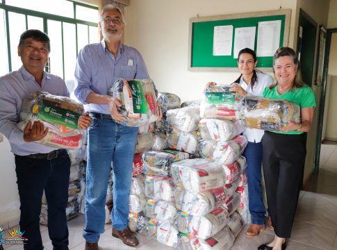 Sindicato Rural de Sete Quedas dos cestas básicas para a Assistência Social