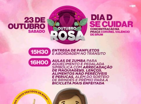 Prefeitura de Amambai realiza ações da Campanha Outubro Rosa para população neste sábado