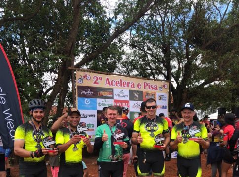 Ciclistas itaquiraienses conquistam medalhas na competição “Acelera e Pisa”