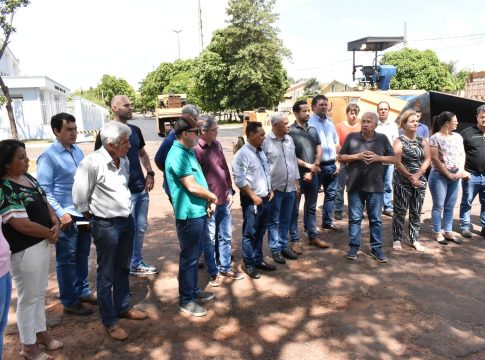 Prefeito Dr. Lídio e vereadores lançam R$ 4,3 milhões em nova etapa de recapeamento