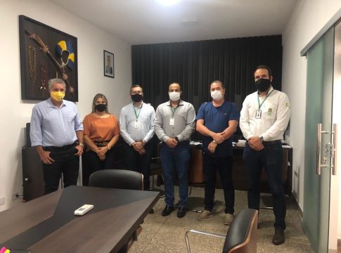 Prefeito Paulão recebe em Japorã representantes do instituto federal do MS