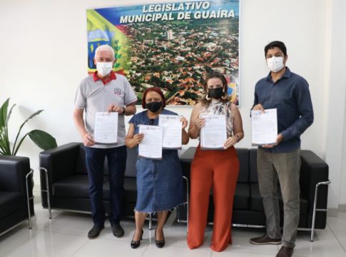 Município protocola 5 projetos de Lei no Legislativo