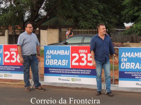Prefeito Bandeira e deputado Vander inauguram obras e lançam a obra 236