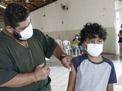 MS ultrapassa 100 mil crianças de 5 a 11 anos vacinadas contra a Covid-19