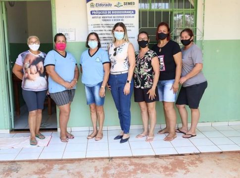 Vice-prefeita Fabiana vistoria obra da MS 295 e visita o Morumbi