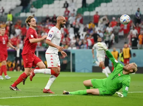 Dinamarca e Tunísia ficam no empate em jogo do grupo D