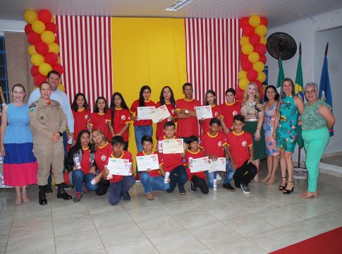Corpo de Bombeiros realiza formatura dos alunos que participaram do projeto “Bombeiro na Escola” em Iguatemi