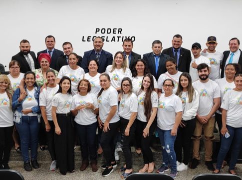 Câmara de Mundo Novo recebe Agentes Comunitários de Saúde e Endemias