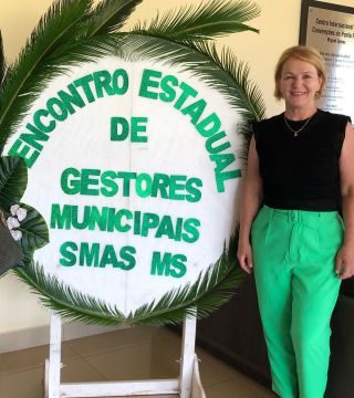 Secretária de Assistência Social de Iguatemi participa de Encontro Estadual de Gestores dos 79 municípios