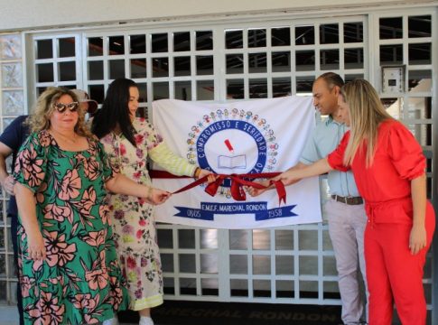 Prefeitura de Naviraí entrega reforma geral da Escola Marechal Rondon