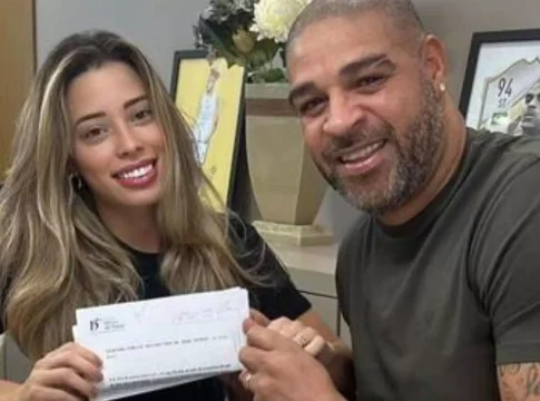 Adriano Imperador se separa após 24 dias de casado com Micaela Mesquita