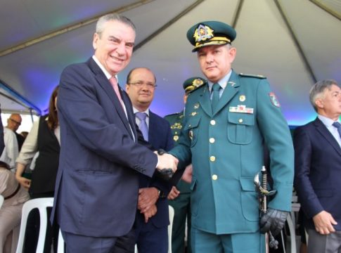 Presidente representa ALEMS em trocas de comando da Segurança Pública
