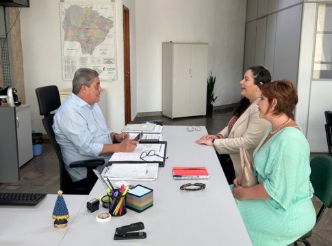Prefeita de Naviraí cumpre agenda na Funtrab-MS e pauta aborda geração de emprego e renda