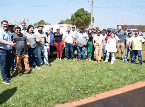 Iguatemi – Saúde do “Auxiliadora” recebe nova ambulância e veículo para transporte rural