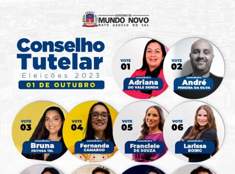 Confira os candidatos a conselheiro tutelar de Mundo Novo