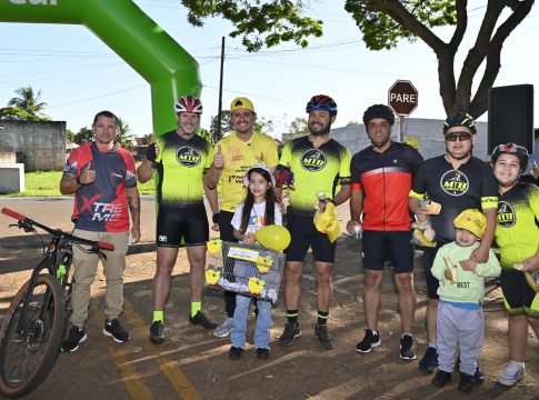 Assistência Social de Itaquiraí promoveu passeio ciclístico para alertar sobre a prevenção ao suicídio