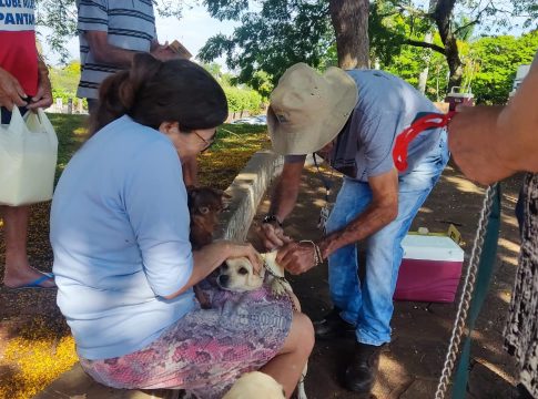 ‘Vacinação contra a Raiva’ imunizou mais de 1.400 animais na área rural e atende área urbana até esta sexta-feira