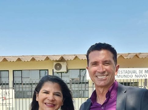 Vereadores Zé Martins e Angela prestigiam atos da UEMS e Mundo Novo